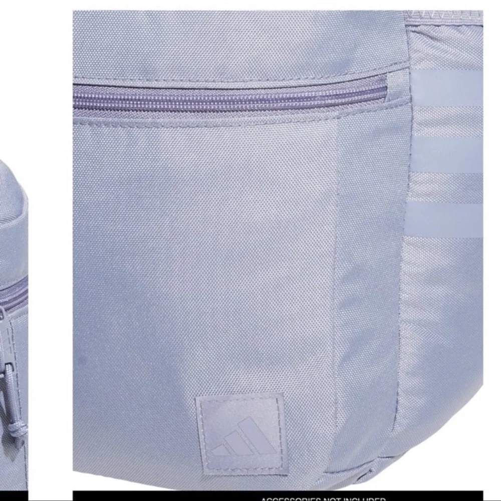 adidas Light Lavender Backpack with Padded Straps